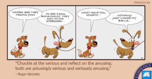 Are Our Dogs Stressed? (Chuckle-at-the-serious)