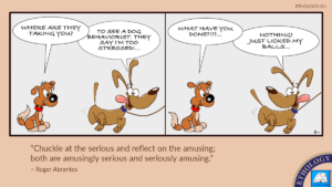 Are our dogs stressed Chuckle-at-the-serious