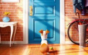DogAtDoorWallpaper