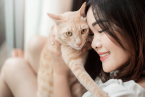 Asian-cat-lover